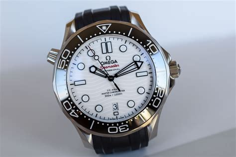 omega white face seamaster